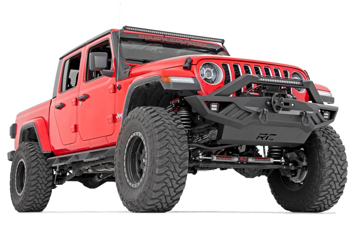 Jeep Gladiator Front Winch Bumper - Rough Country - Full Width Off-Road - '20-'23